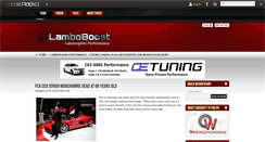 Desktop Screenshot of lamboboost.com