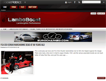 Tablet Screenshot of lamboboost.com